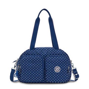 Kipling Cool Defea Classic Printed Shoulder Bags Soft Dot Blue | AU 1389DF